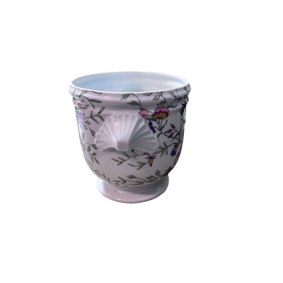 Towle Presents Royale Limoges France Floral Cachepot Adriana French Porcelain - Picture 2 of 7